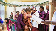 Hindu wedding Vara Jaya Maalaa